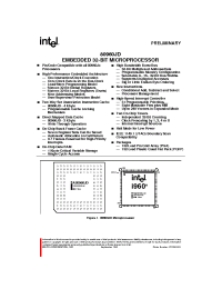 Datasheet 80960JD manufacturer INTEL